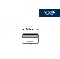 MEDIDAS AIREADOR MOUSSEUR M24x1 GROHE
